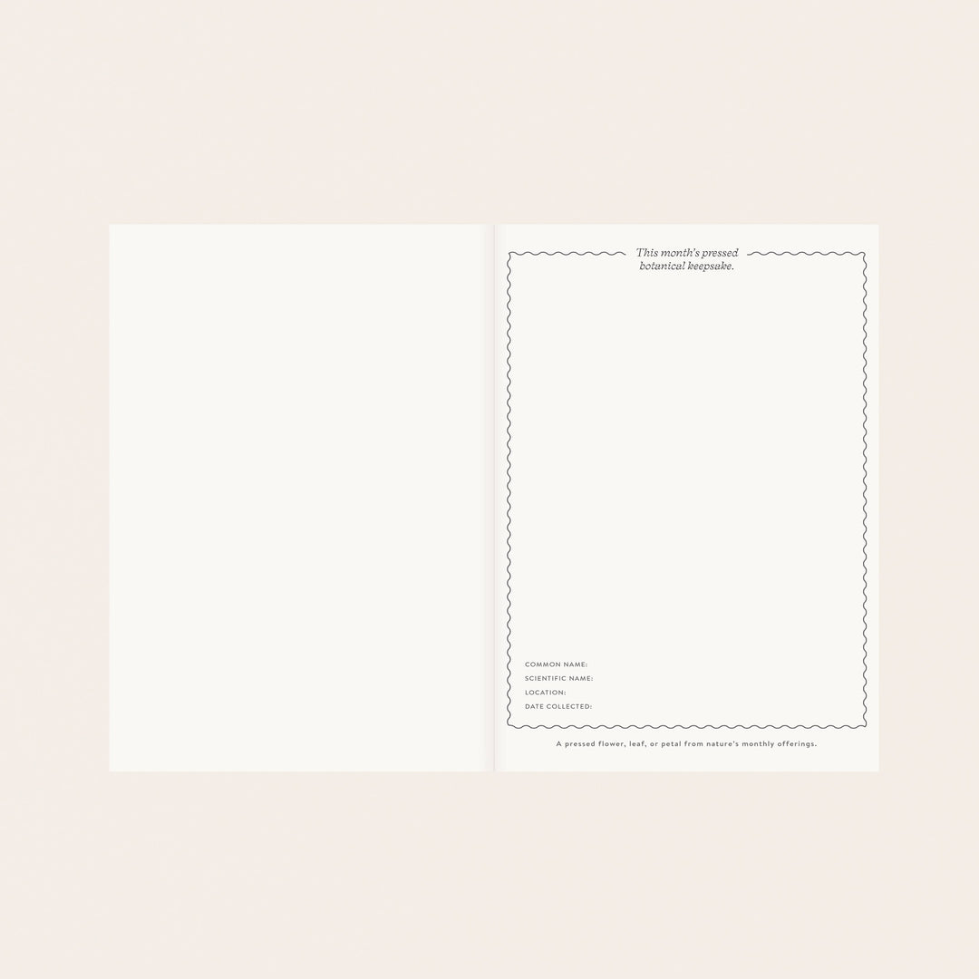 Herbarium Linen-Bound Undated Planner