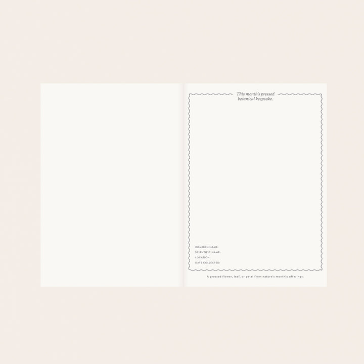 Herbarium Linen-Bound Undated Planner