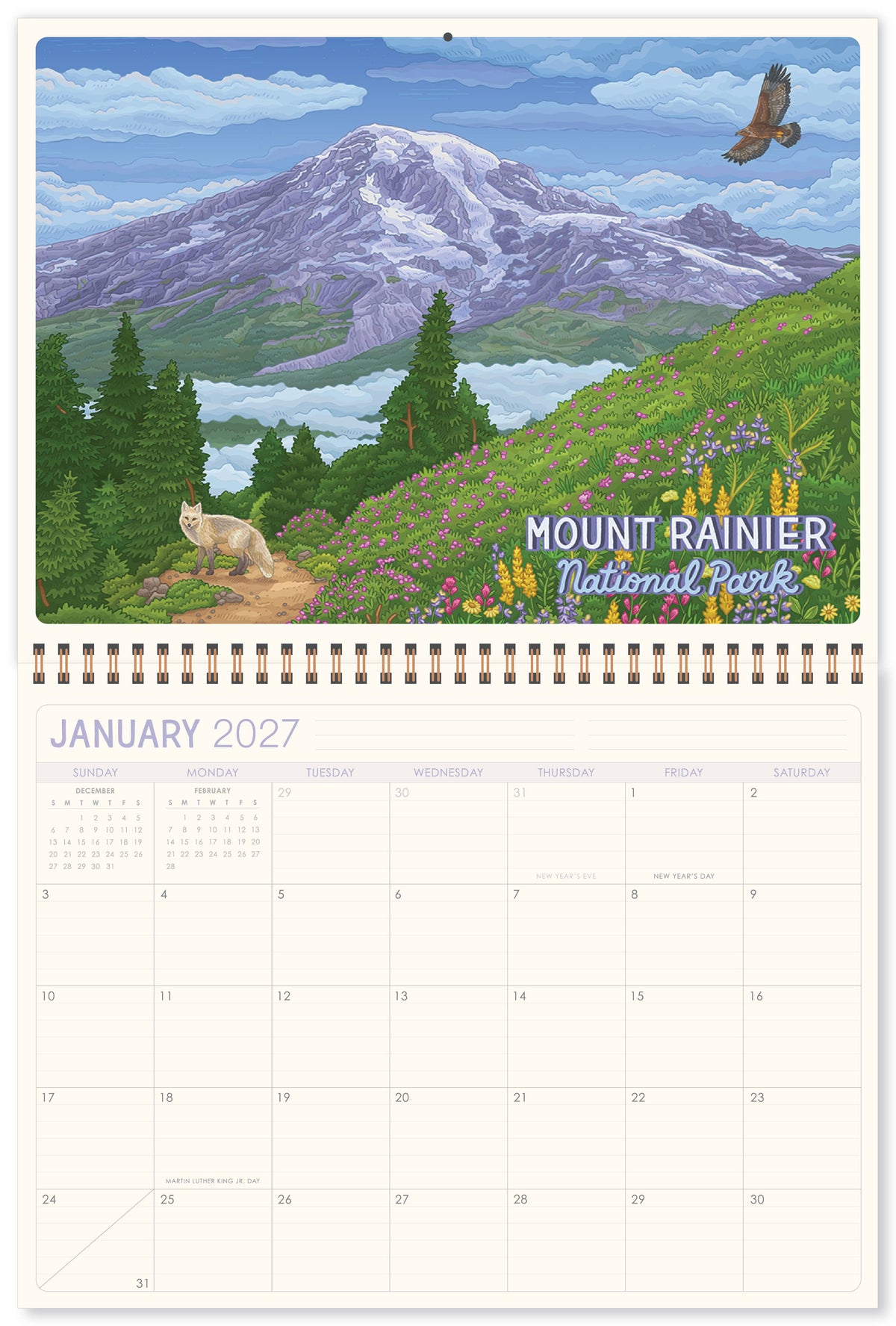 2027 National Parks Wall Calendar