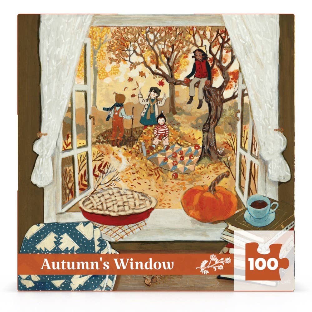 Autumn's Window - Mini 100 Piece Puzzle