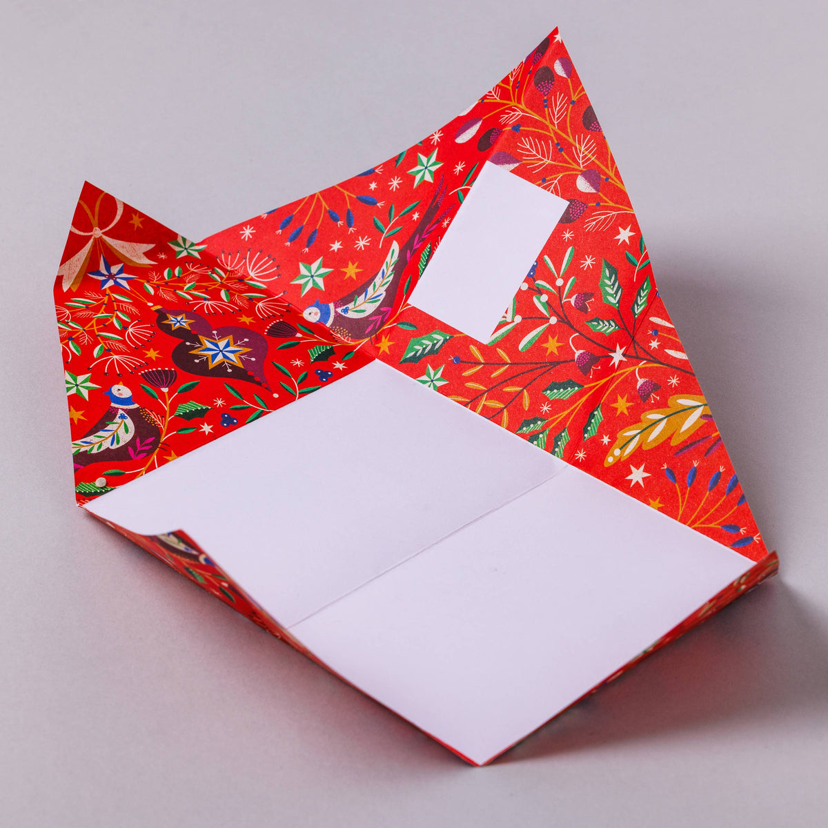 Festive Holiday - Folding Letter Set of 6