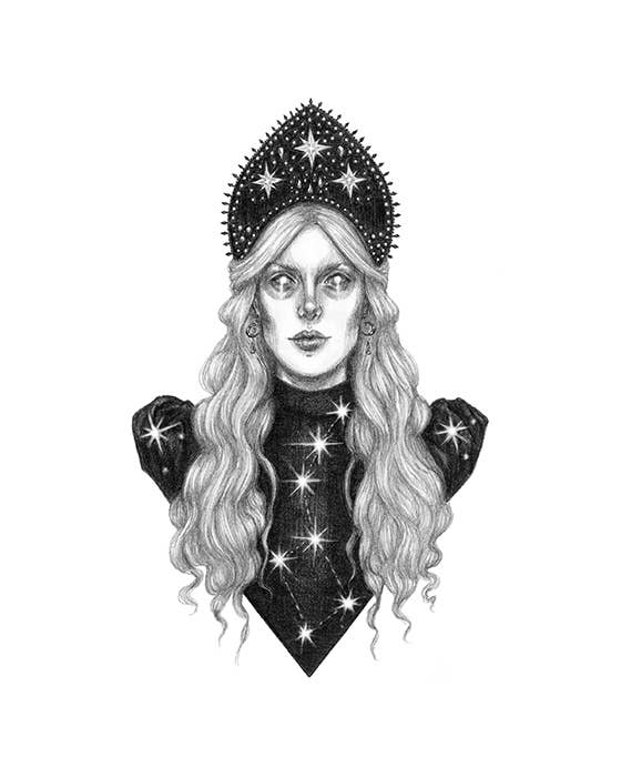 Zoyra - Slavic Goddess of the Dawn Print