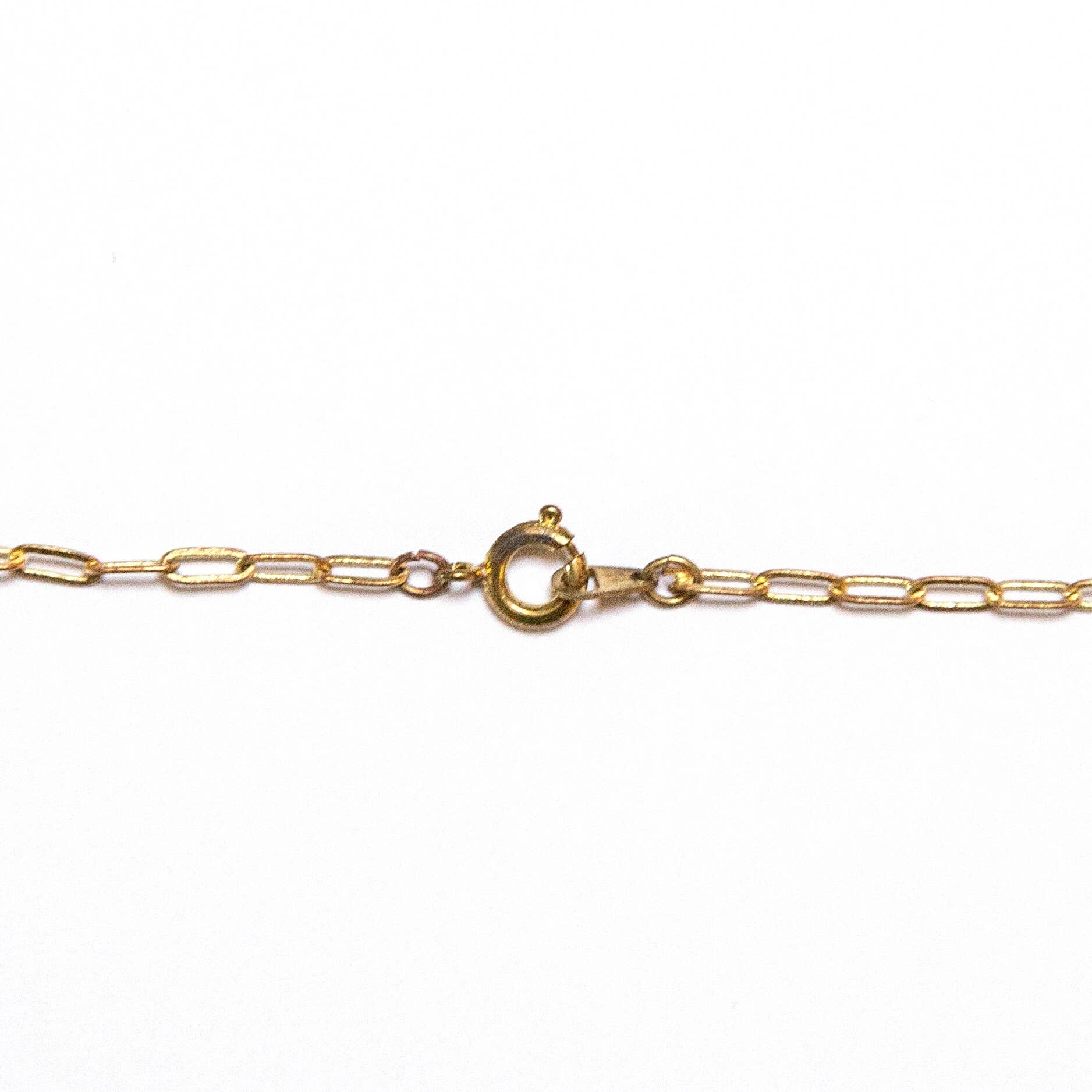 Vintage Mini Paperclip Chain Necklace