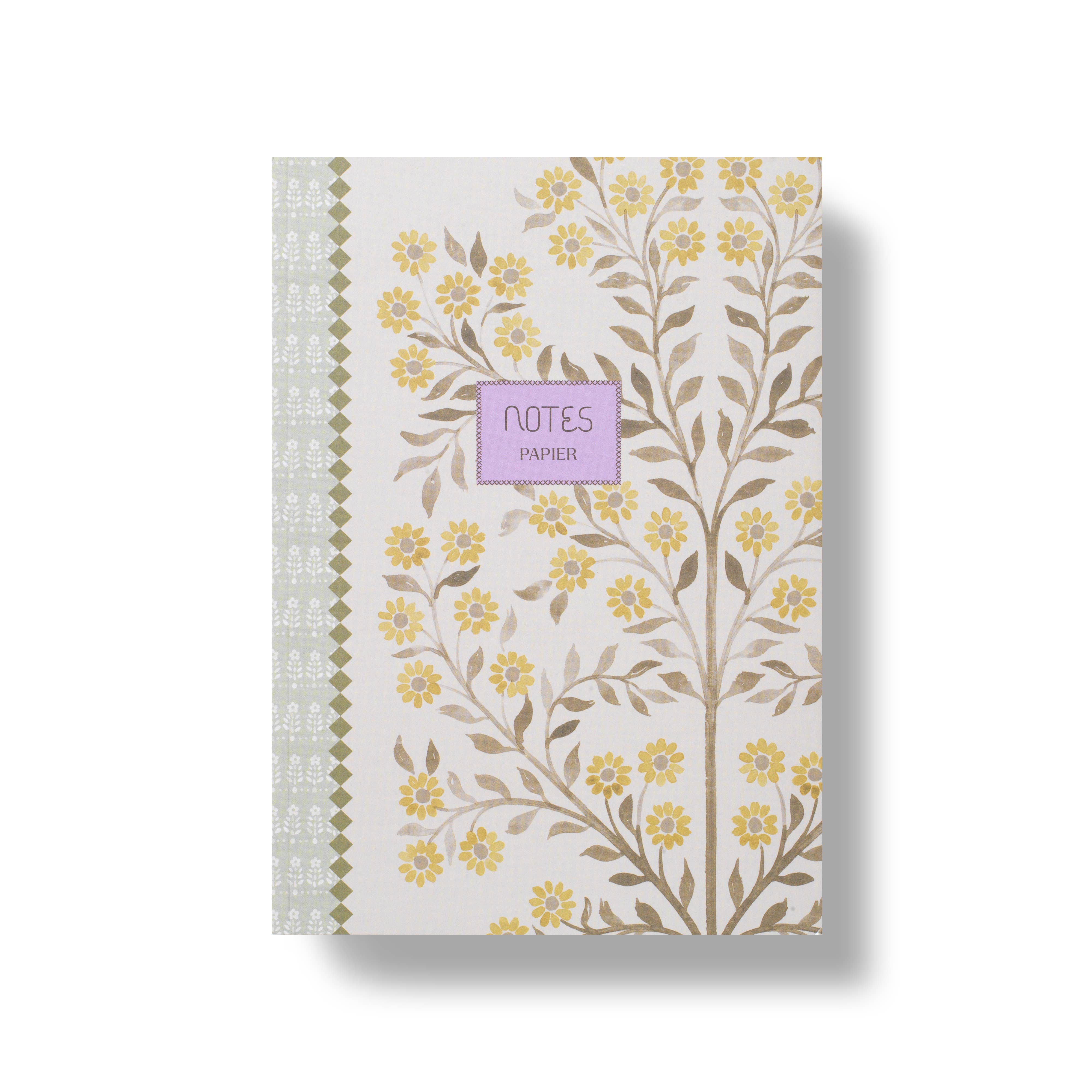 Rhea Floral Lined Notebook