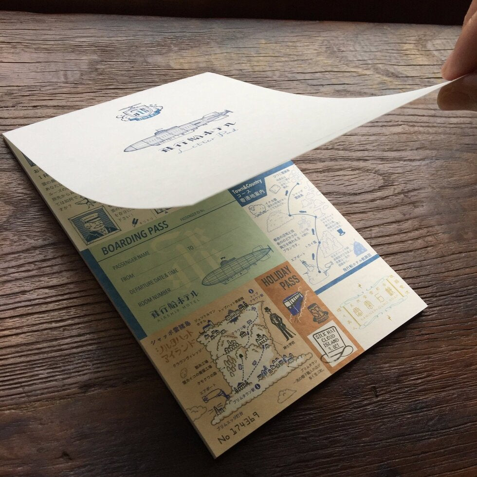 Japanese Letter Pad - Airship Hotel