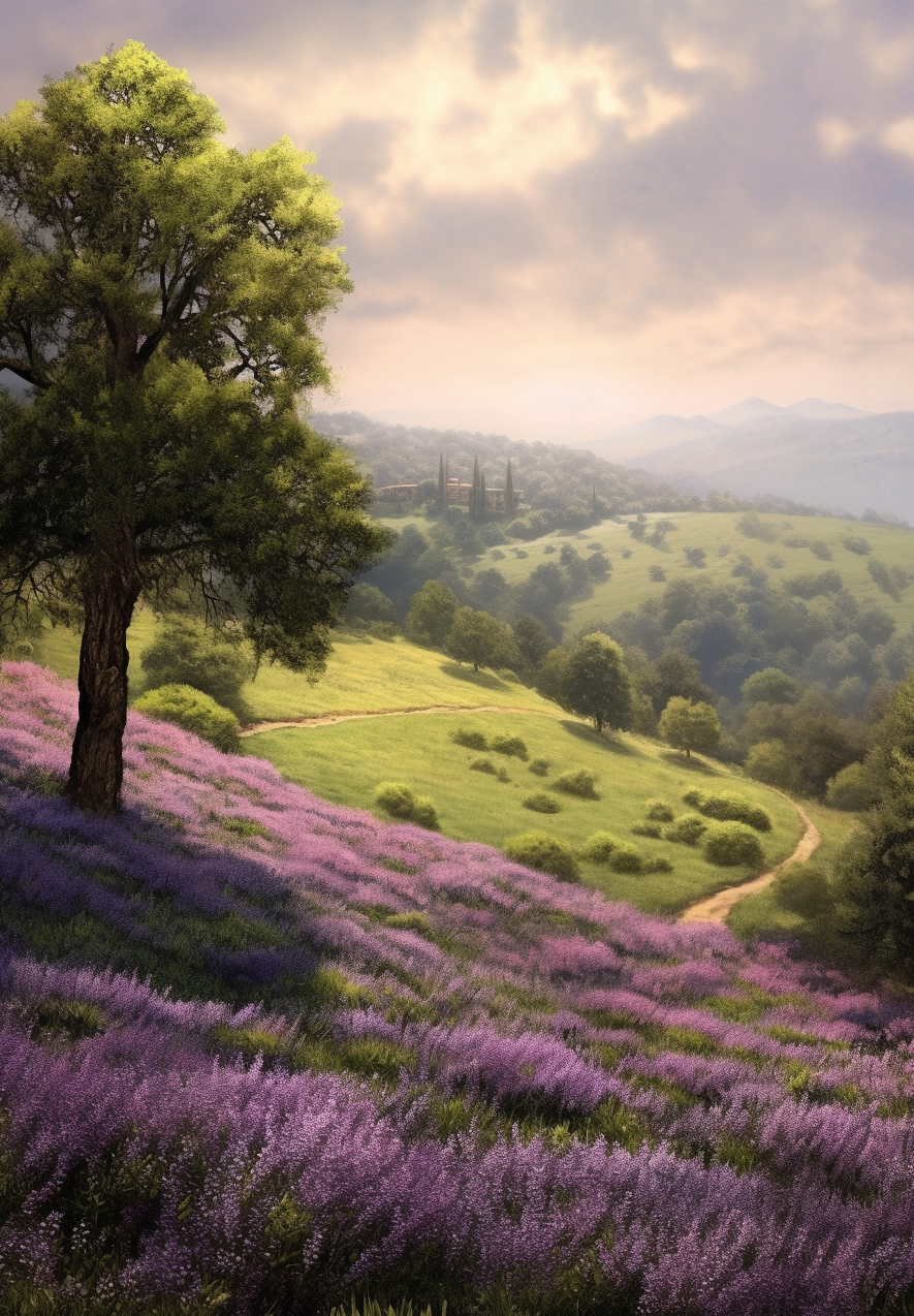 Lavender Fields Mystery Theme Set