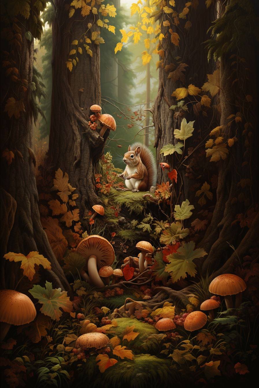 Autumnal Woods Mystery Theme Set