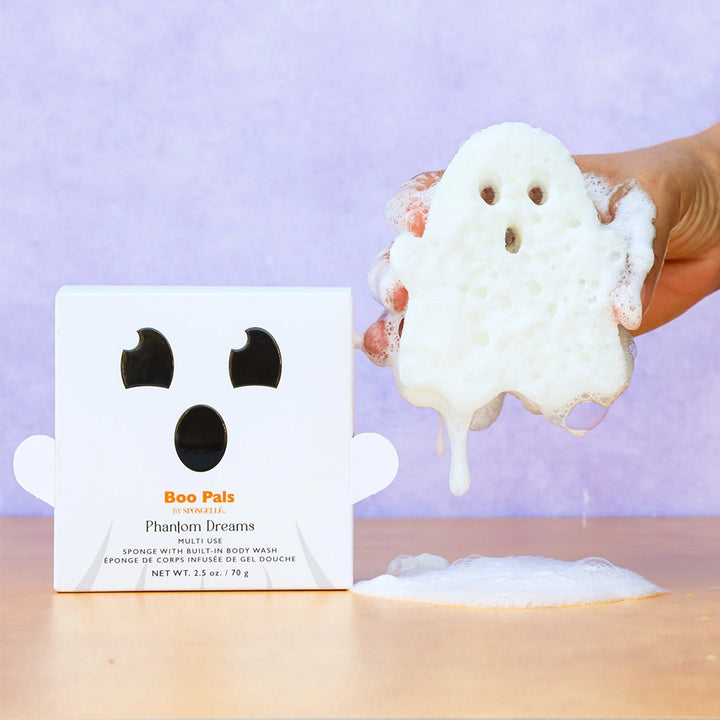 Spooky Bath Companion Sponges - Ghost, Bat, Pumpkin