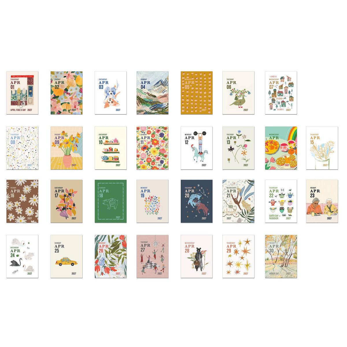 2027 MINI Daily Tear-off Calendar