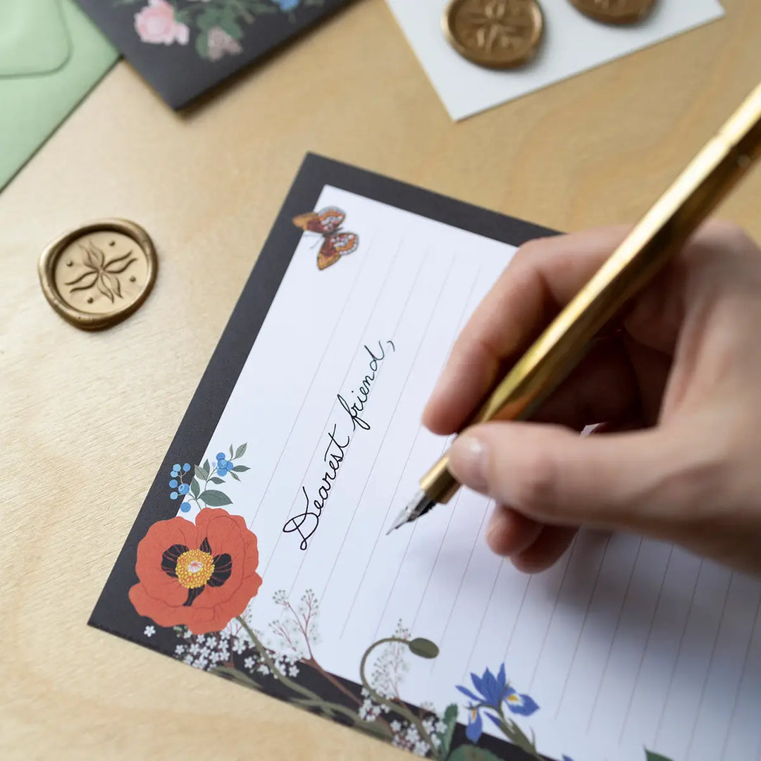 Wild Flowers Letter Writing Set