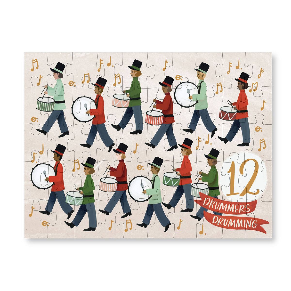 12 Days of Christmas Mini Puzzle Set of 12