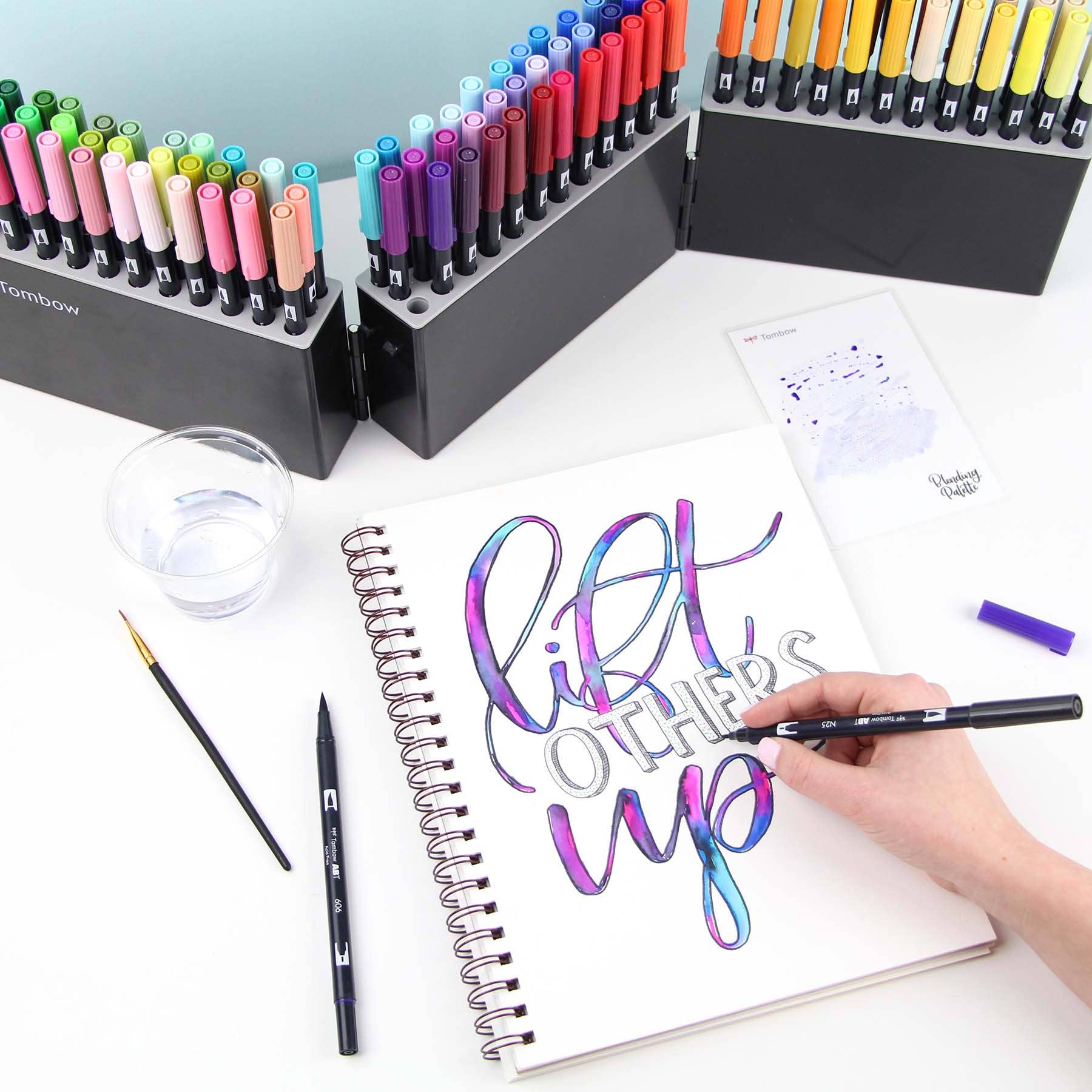 Tombow Dual Brush Pen Blending Palette