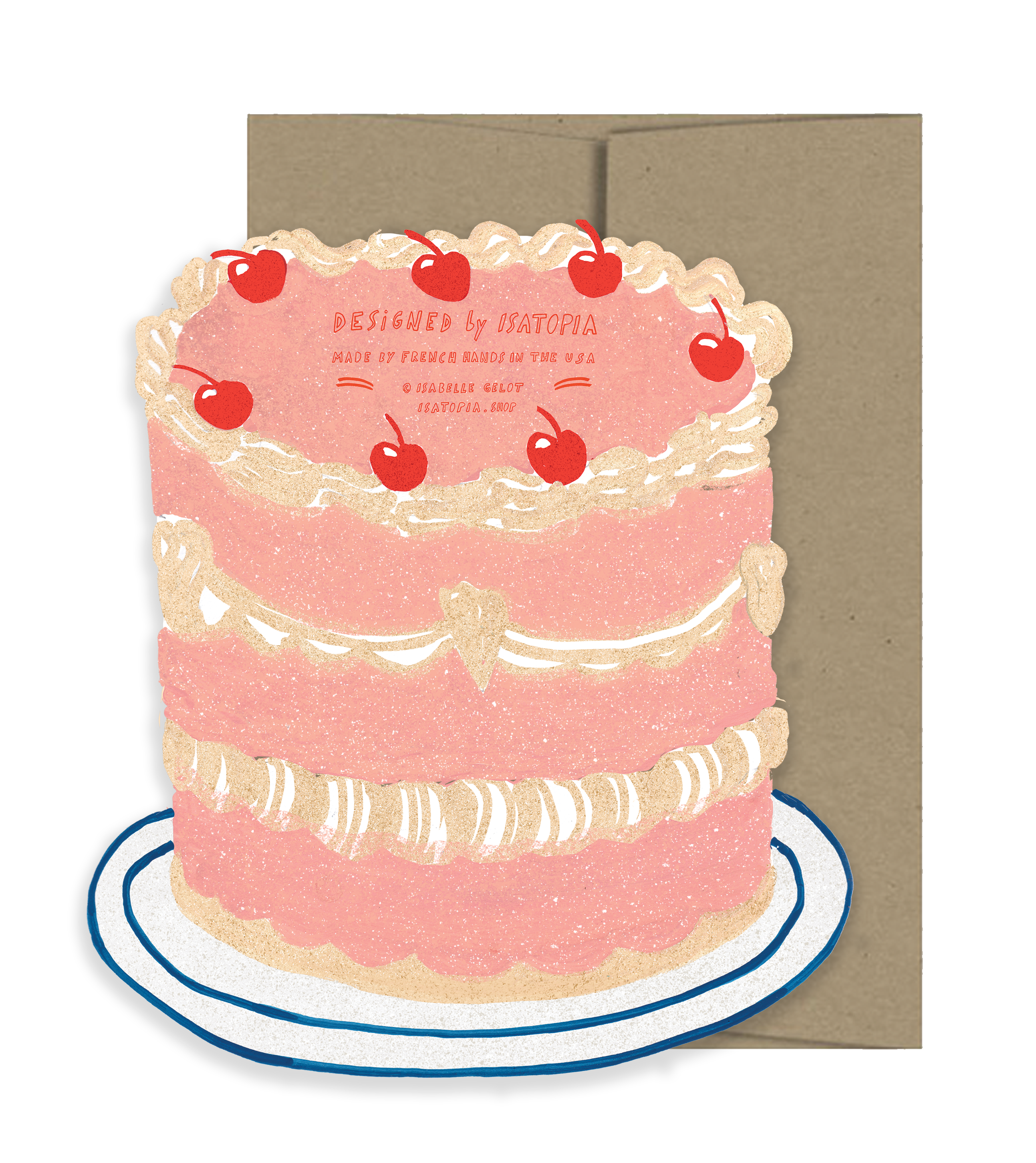 Birthday Party Cake Card