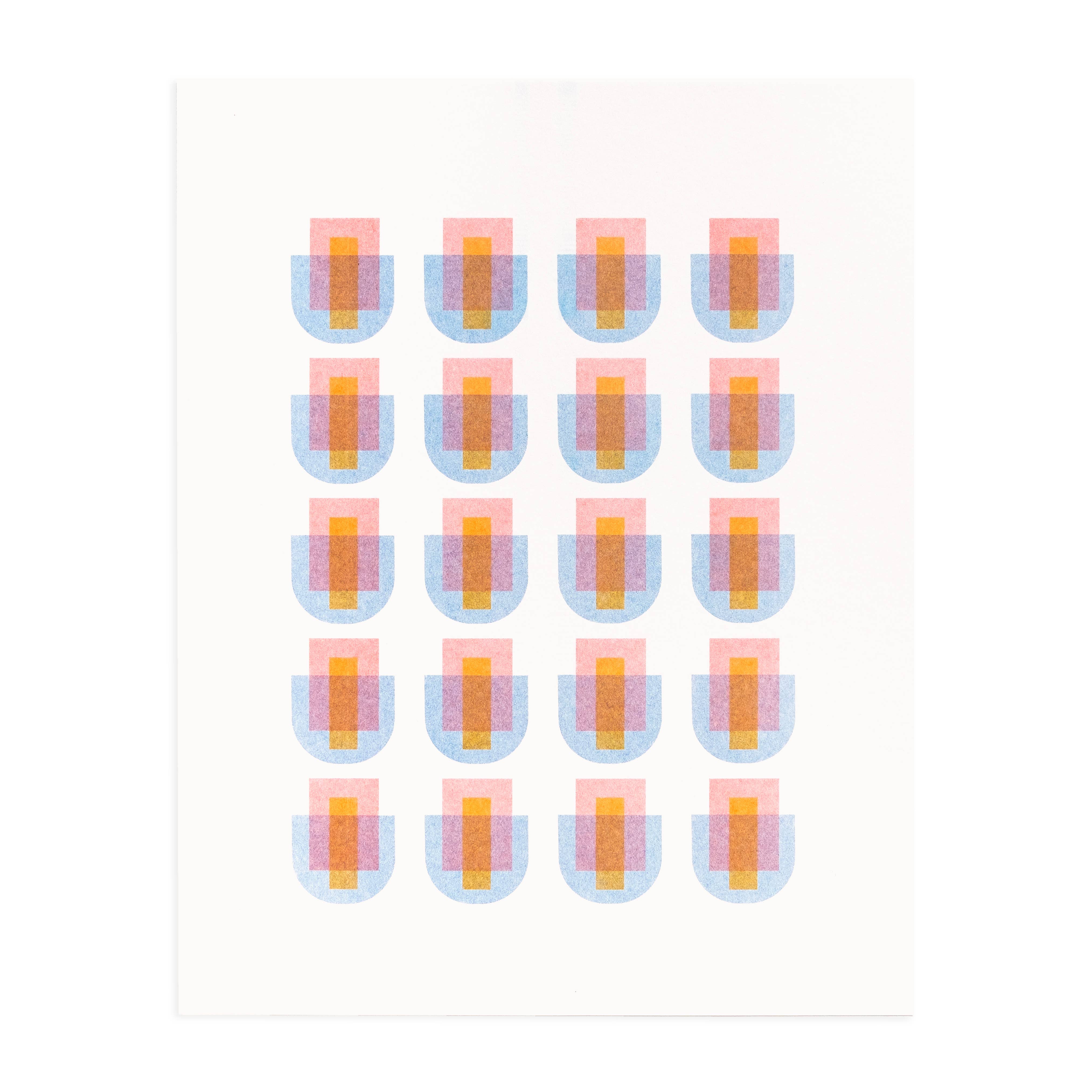 Tranquil - 11x14 Risograph Art Print