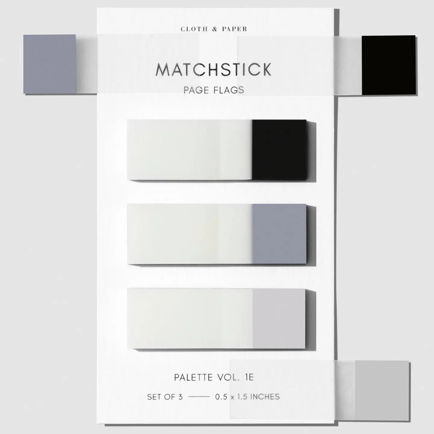 Matchstick Page Flags - 7 Styles