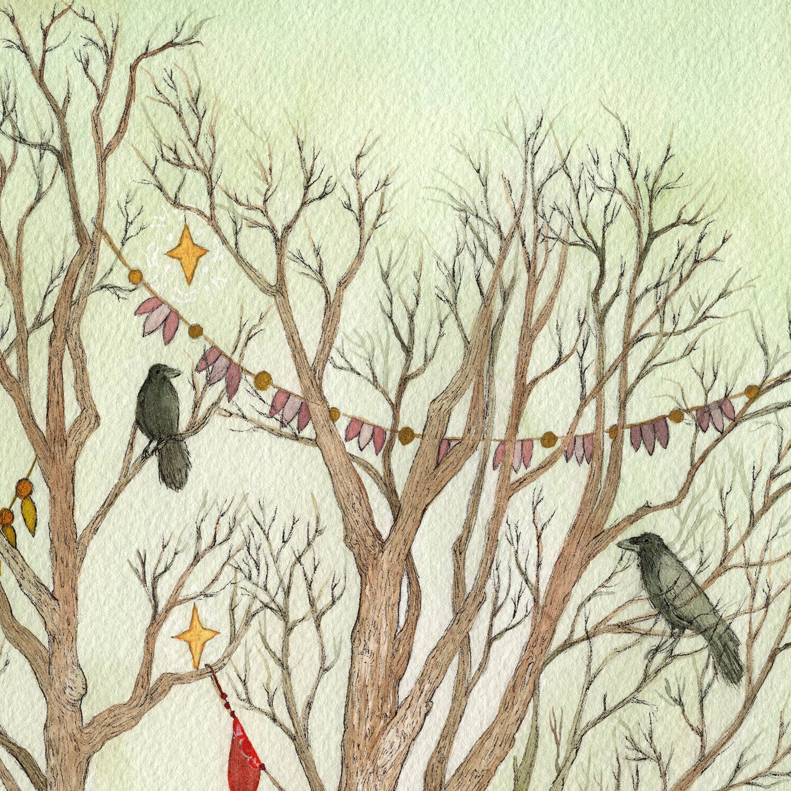 Branch Dwellers: The Crows Print - 8" x 10"