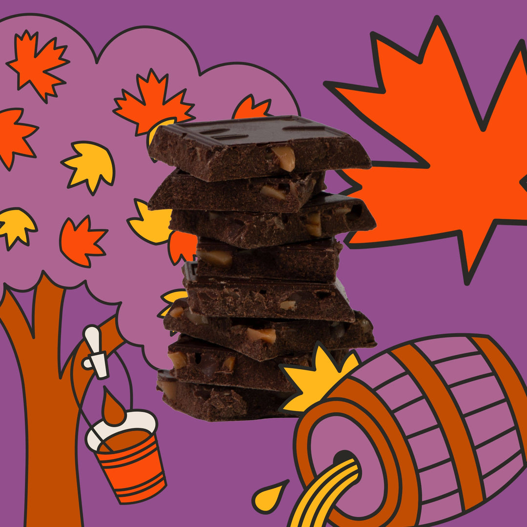 Maple Bourbon Chocolate Bar