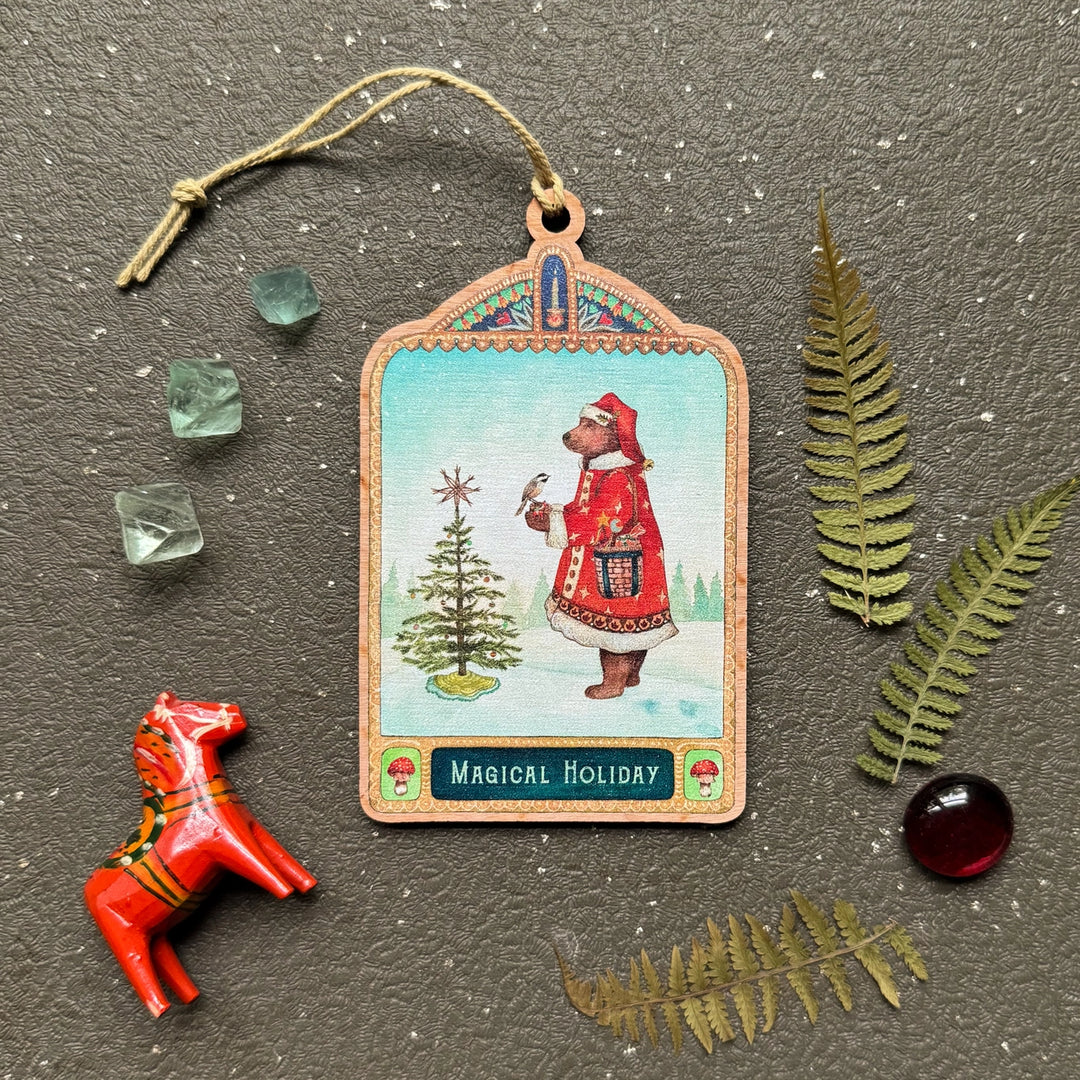 Magical Holiday Bear Ornament