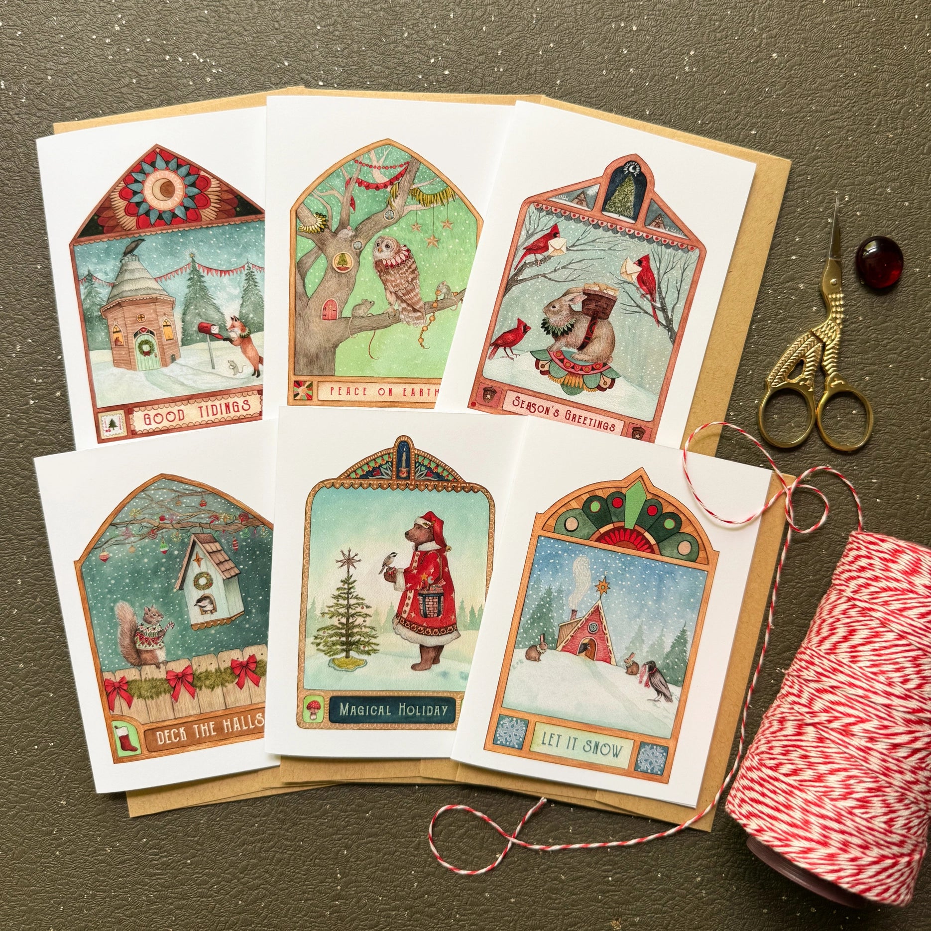 Magical Holiday Card Set