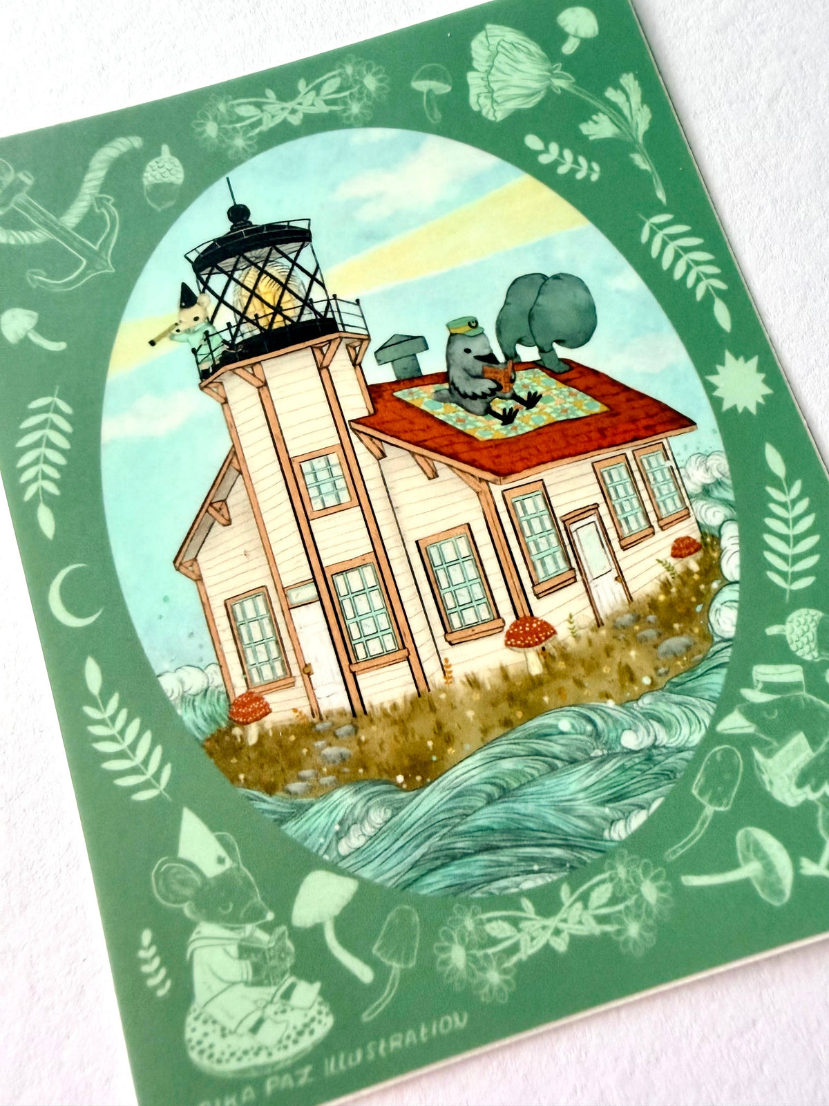 Raven's Lighthouse Sticker