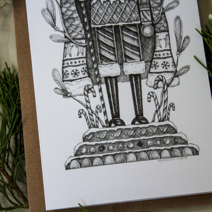 The Gingerbread Nutcracker | Greeting Card