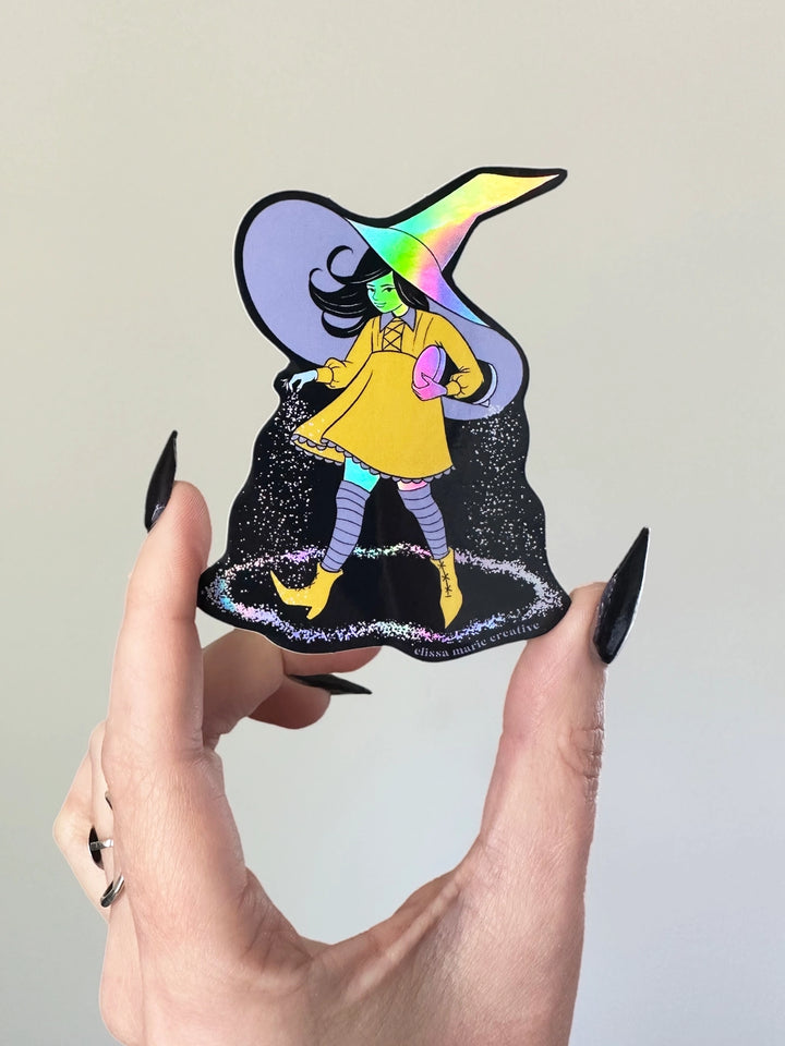 Salty Witch Holographic Sticker