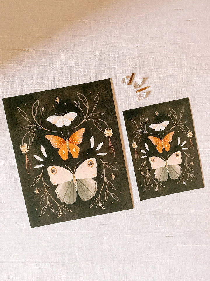 The Moth Collector Print