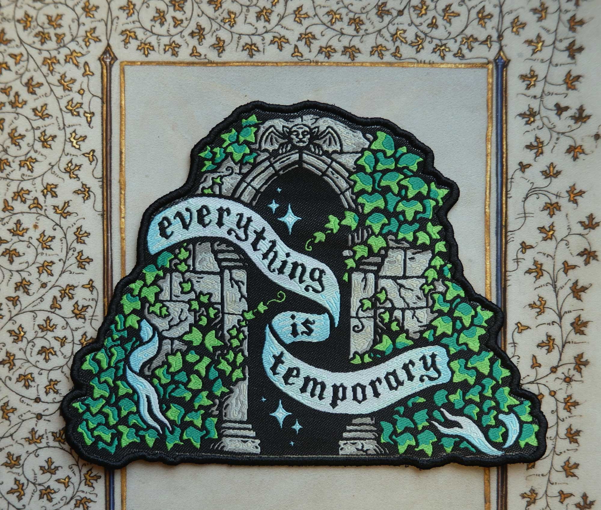 Everything is Temporary Woven Patch