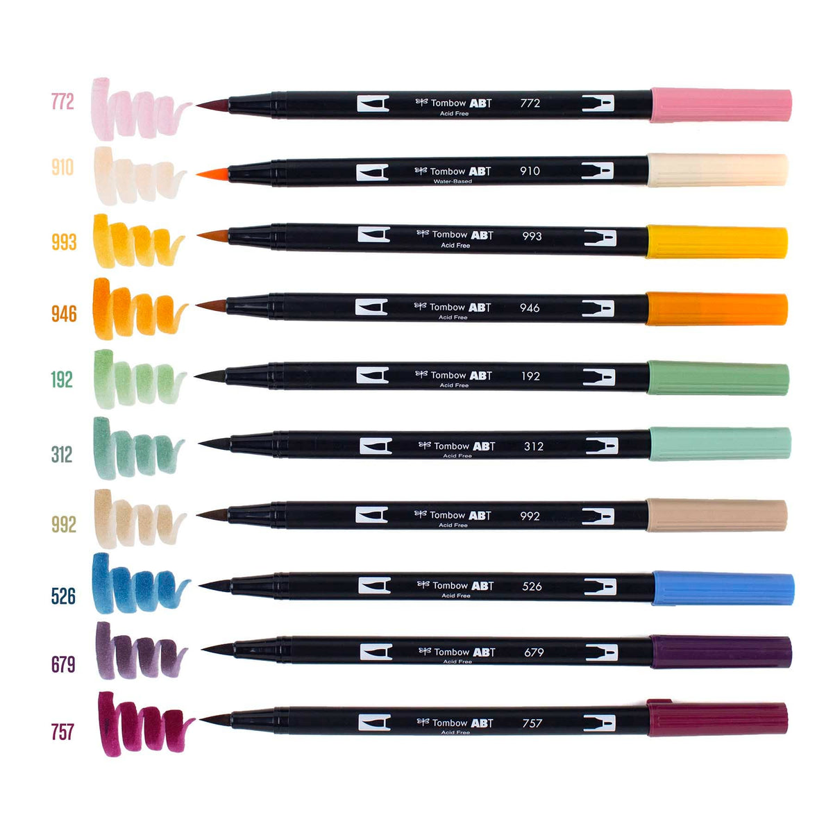 Tombow Dual Brush Pens - Cottage 10 Pack