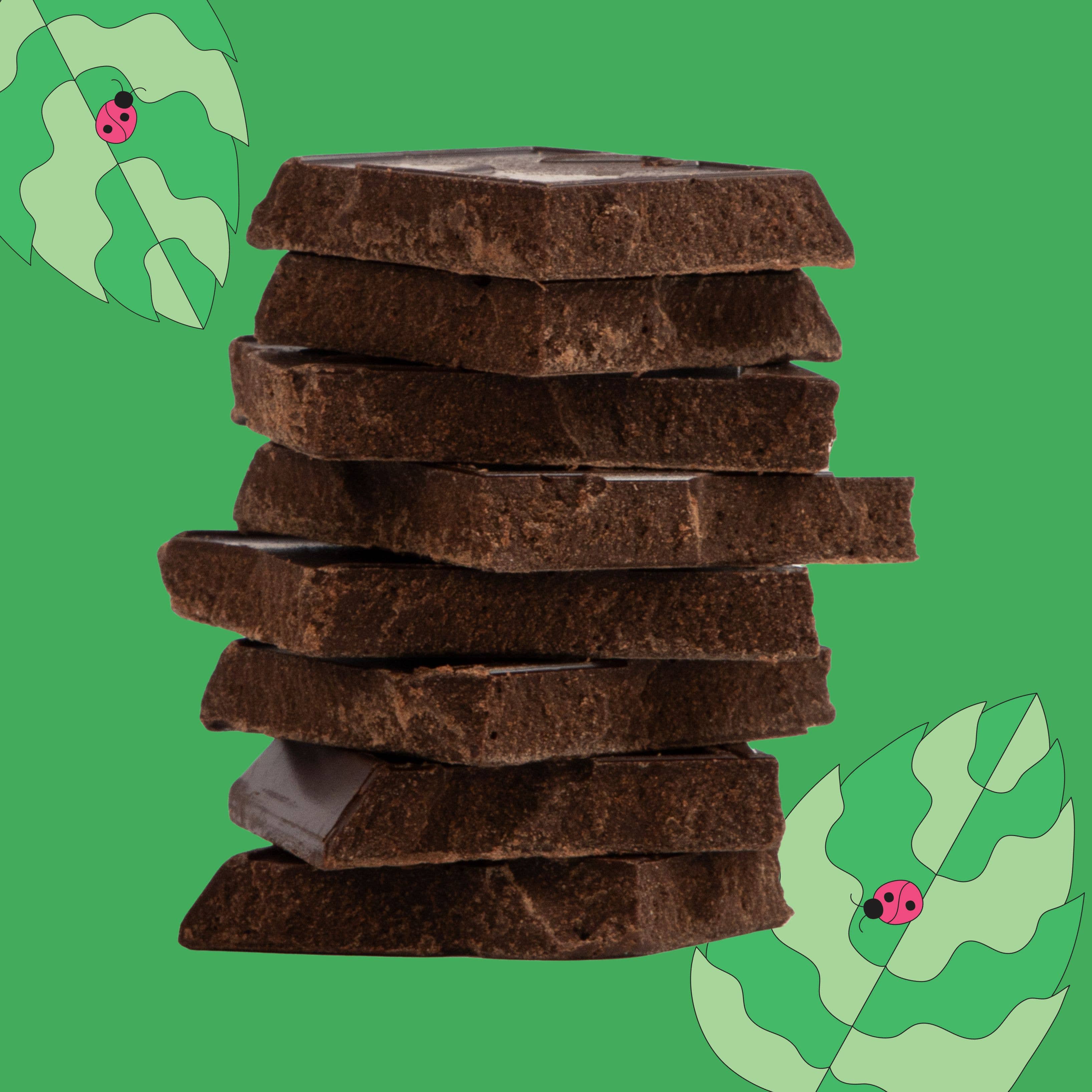 Mint Green Thumb Chocolate Bar