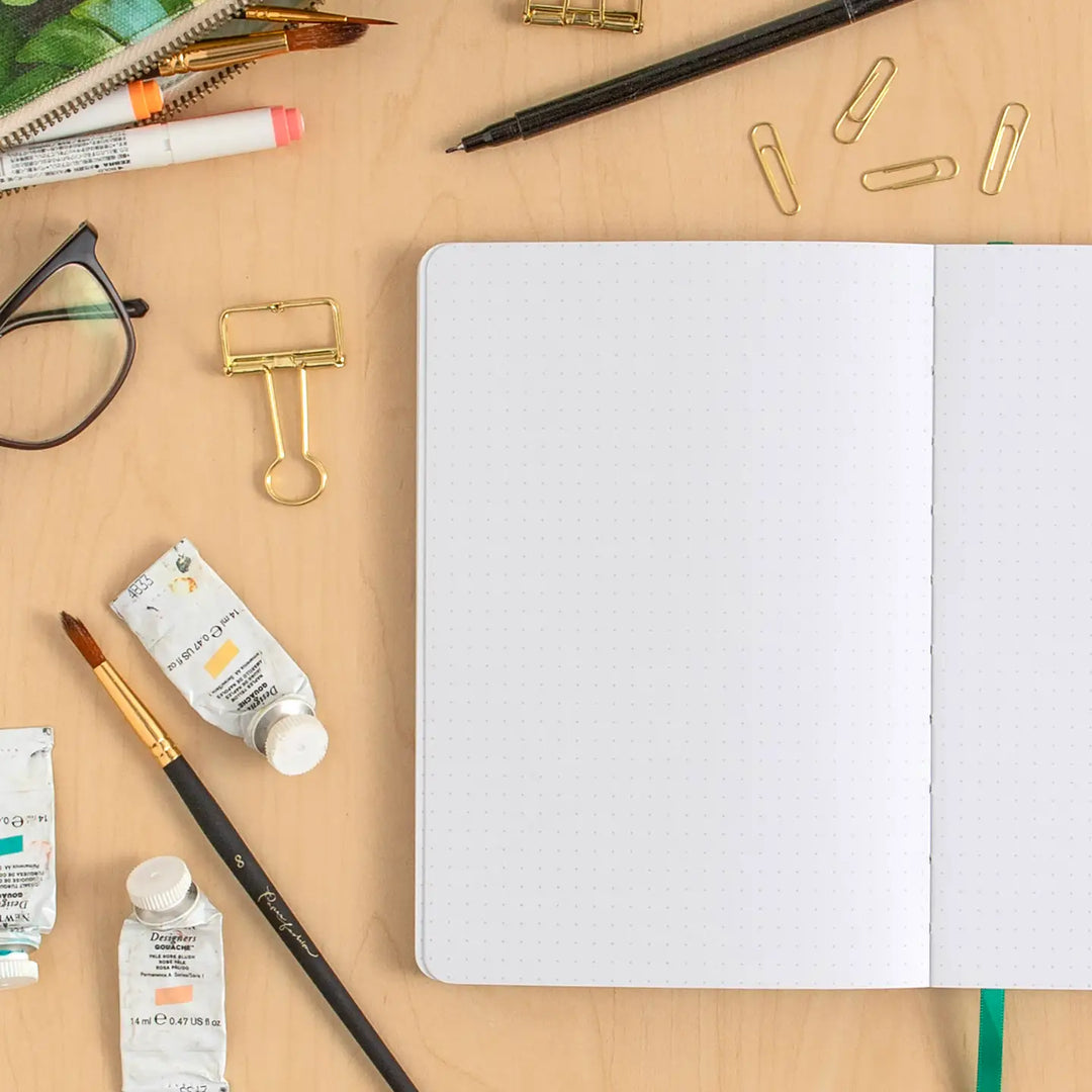 Forage Flower Dot Grid Journal