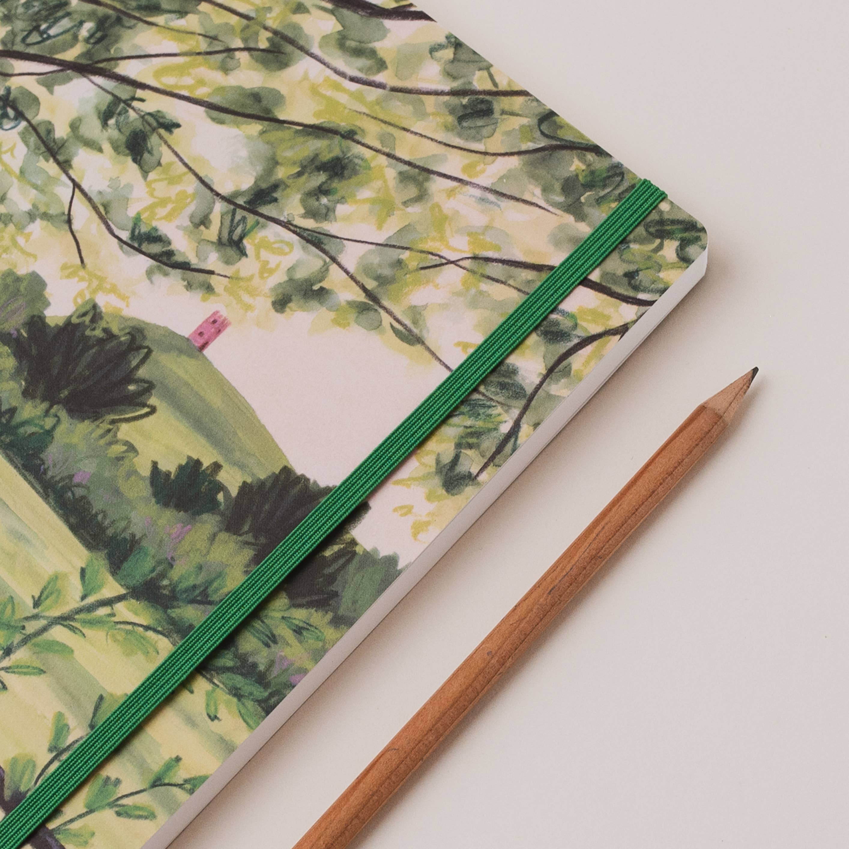 Glastonbury Tor Somerset Lined Notebook