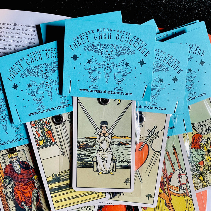 Mystery Bookmark - Real Tarot Card