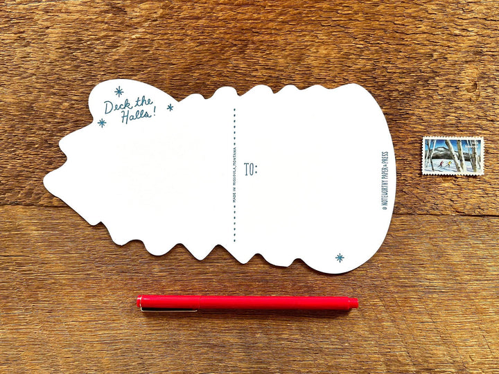 Yeti Letterpress Postcard