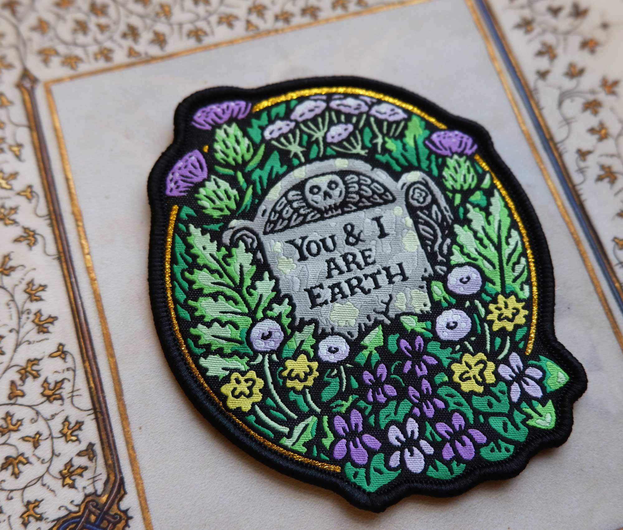 You and I Are Earth Woven Patch
