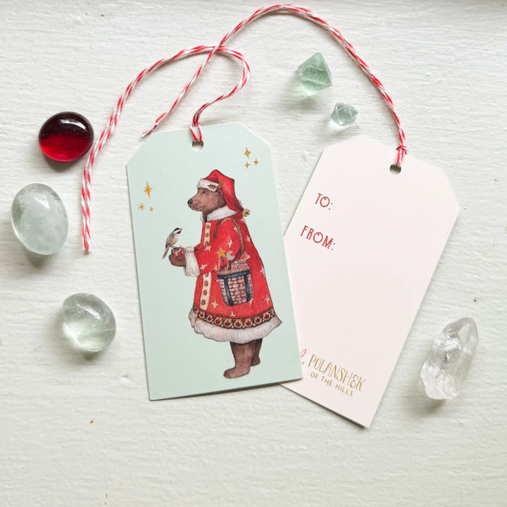 Magical Holiday Bear Gift Tags