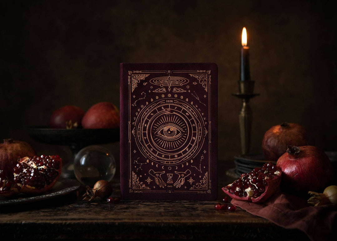 Magic of I - 2026 Astrological Almanac & Guidebook - Pomegranate Velvet