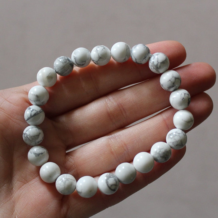 Howlite - Crystal Bracelet