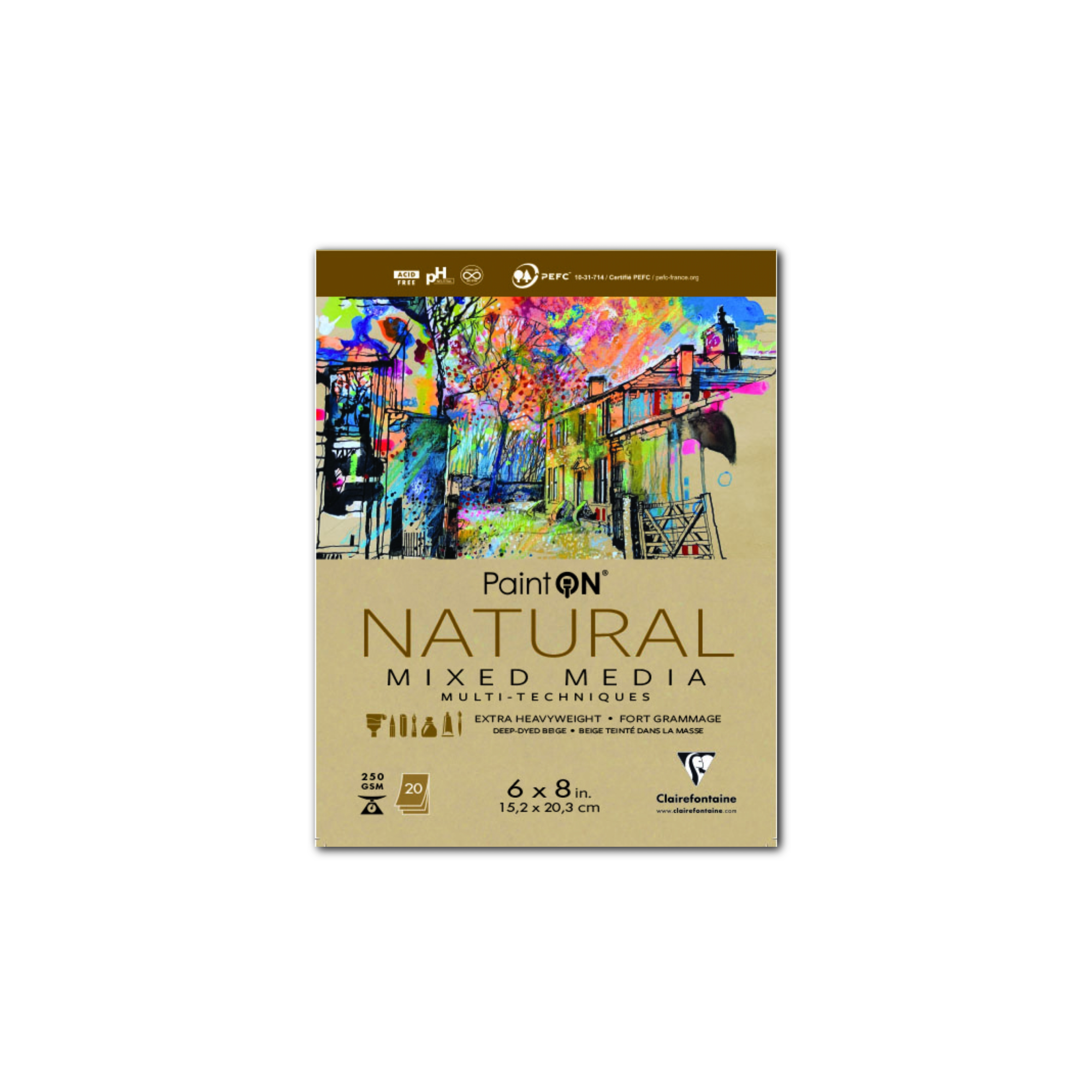 Mixed Media Pads - 6 Colors