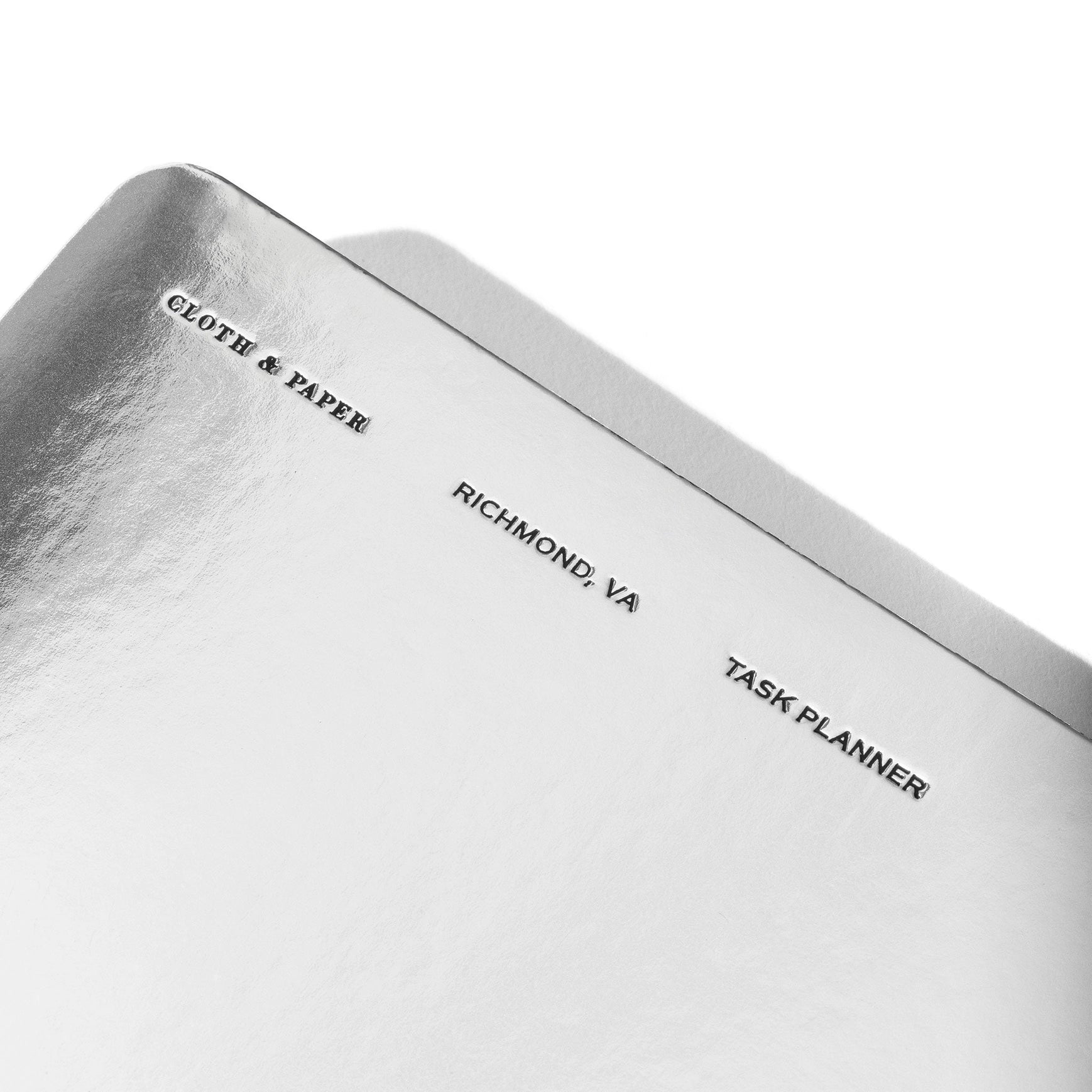 Metallic Spiral Task Notebook - Large