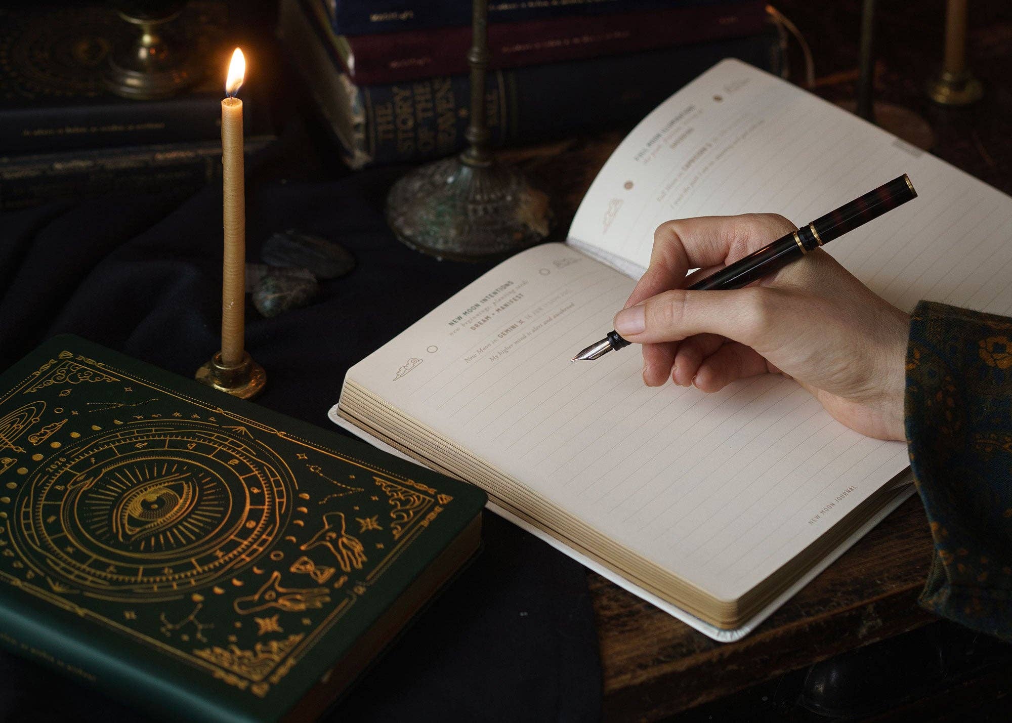 Magic of I - 2026 Astrological Almanac & Guidebook - Deep Moss Green