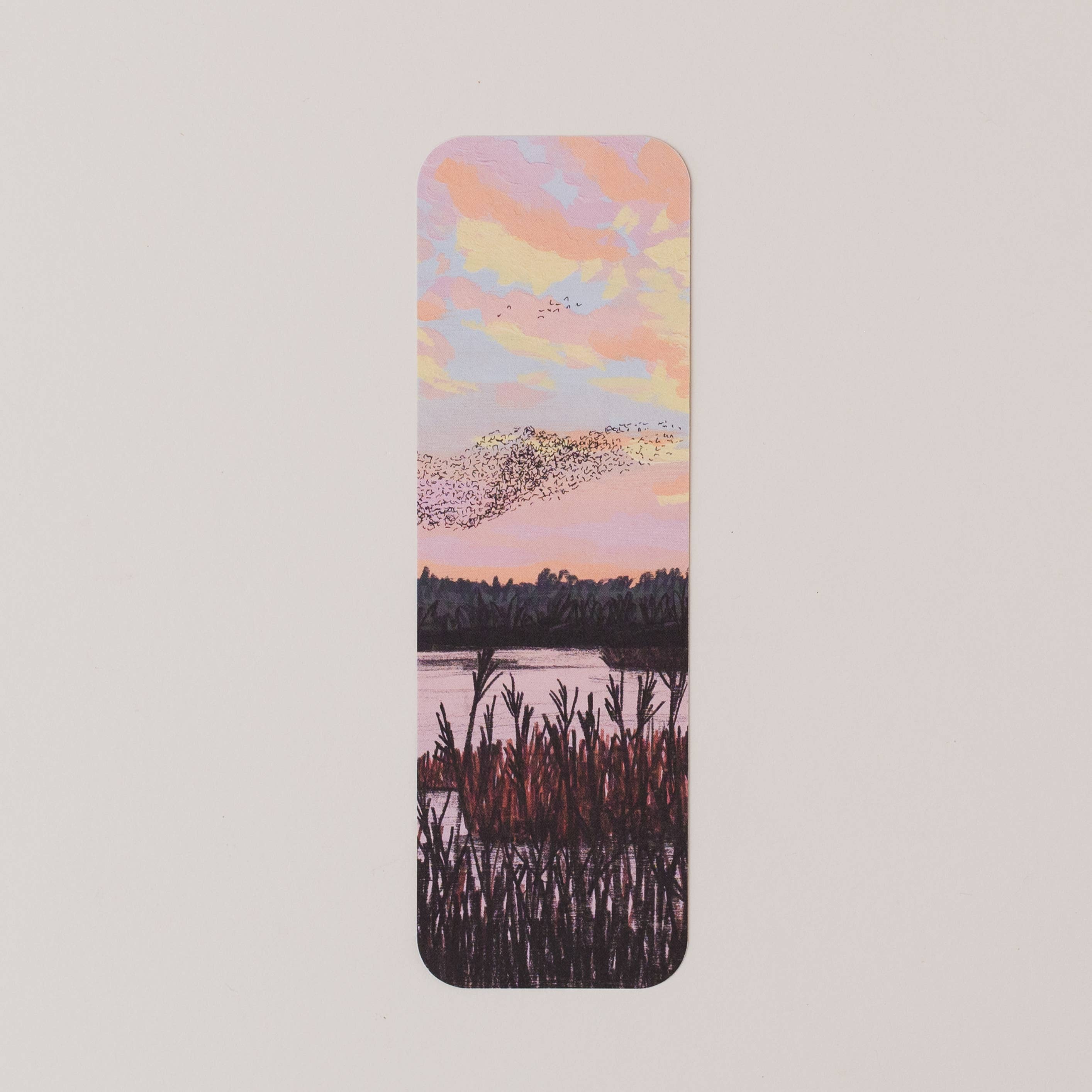 Sunset Starling Murmuration Bookmark