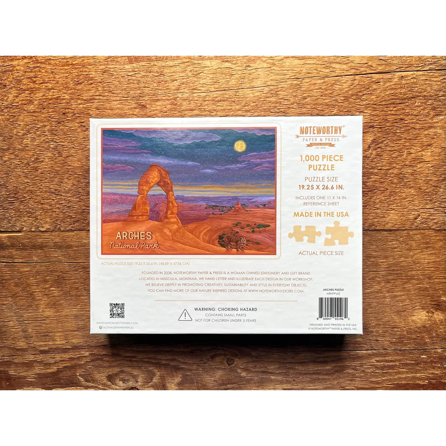 National Parks 1000 Piece Puzzles - 3 Parks