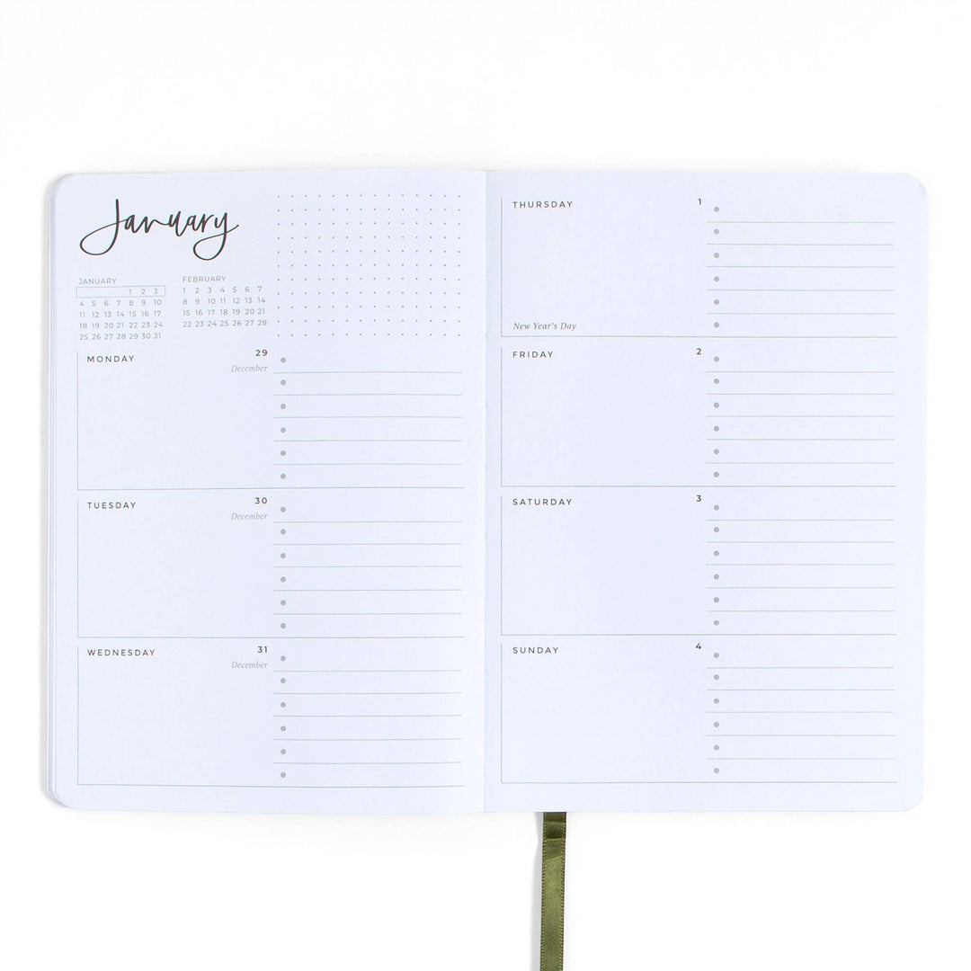 2026 Augustine Floral Petite Planner