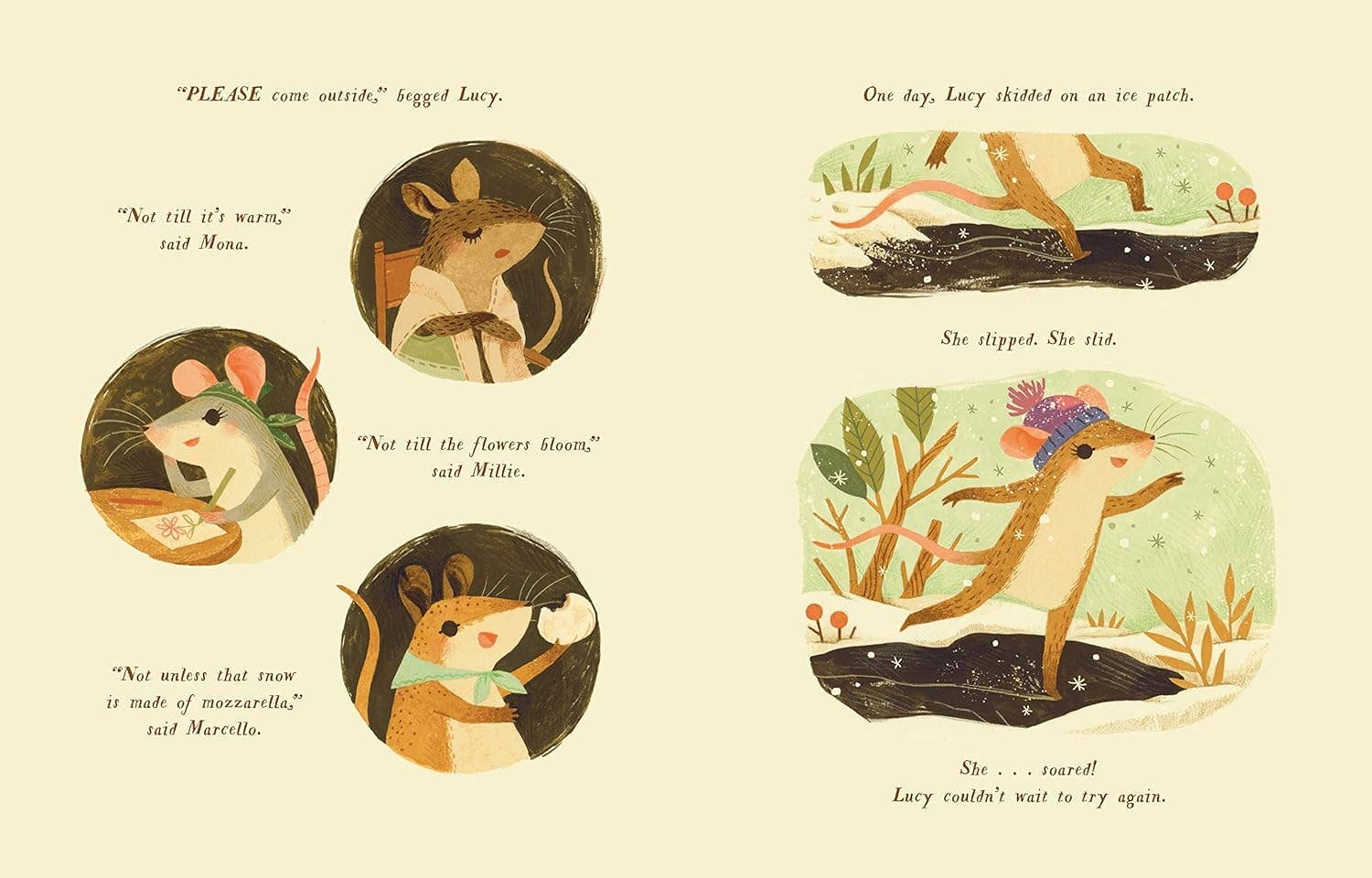 Mice Skating Book