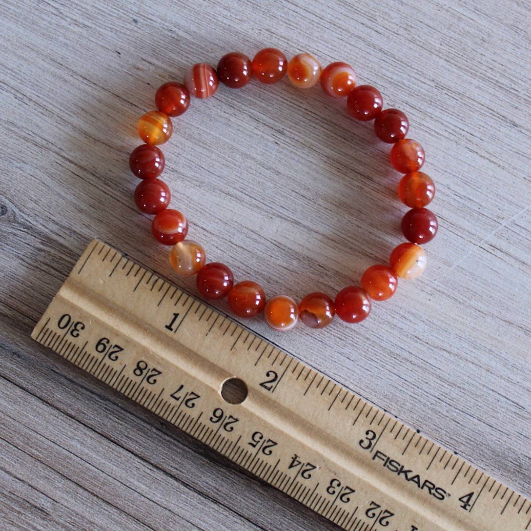 Carnelian - Crystal Bracelet