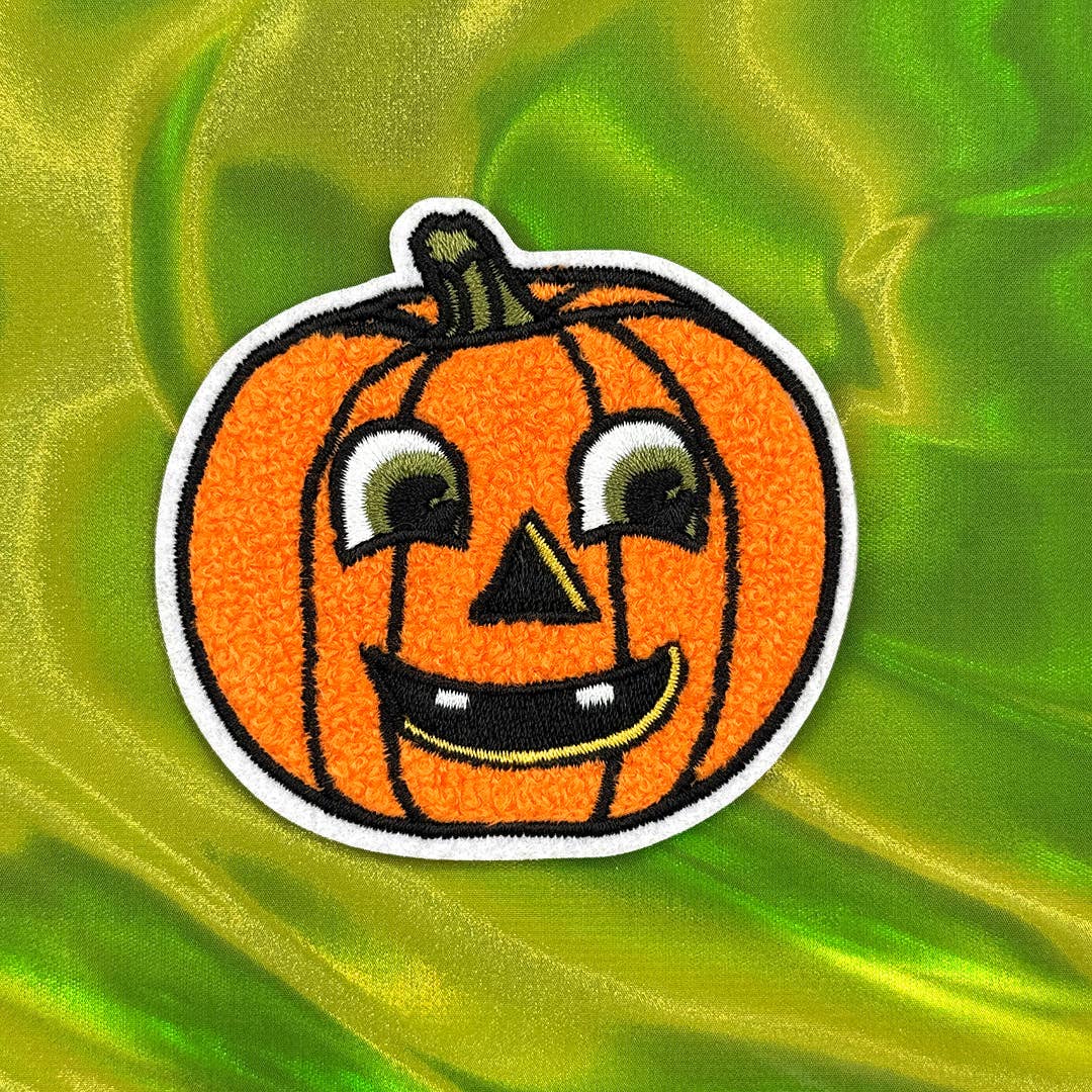 Pumpkin Iron On Patch
