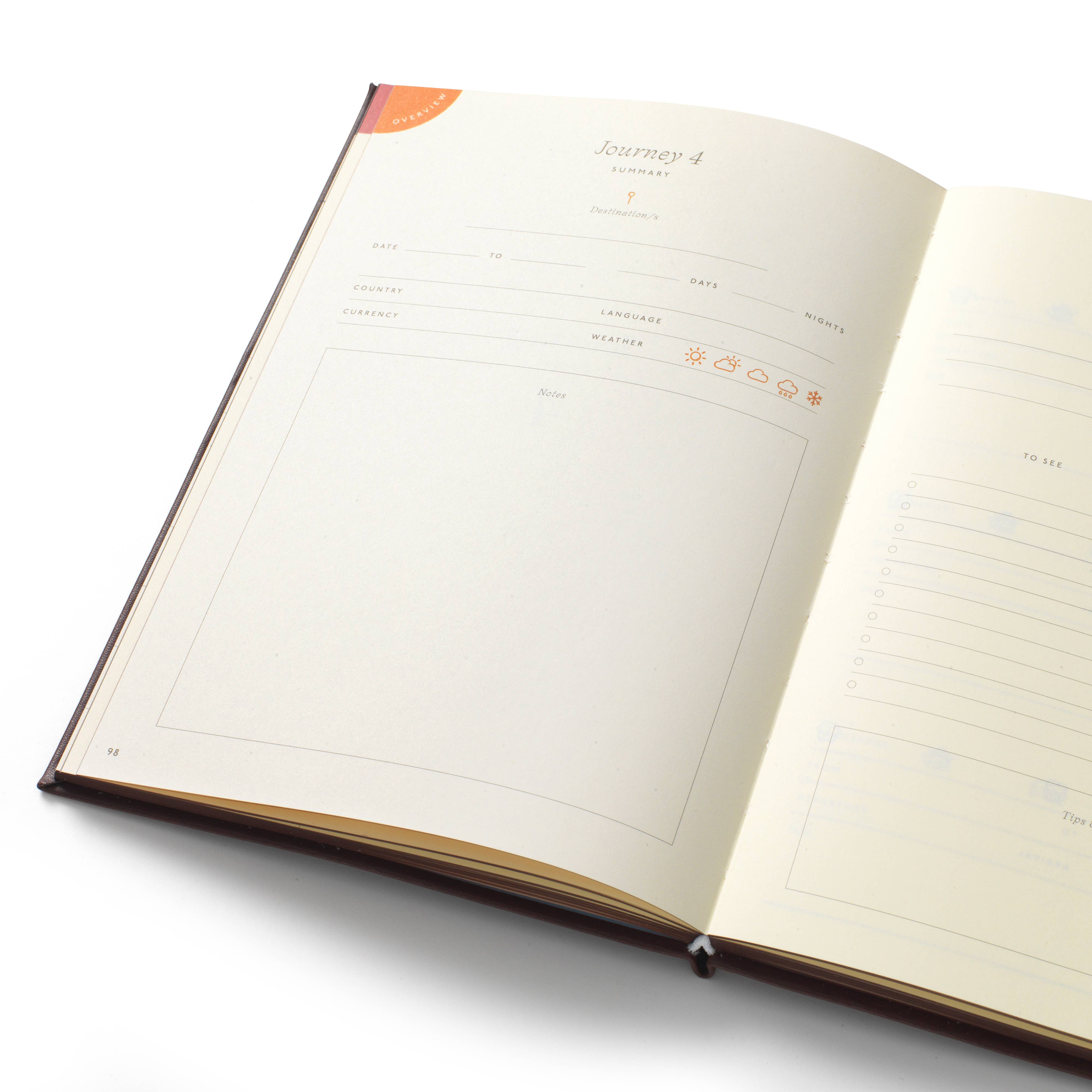 Y2K Guided Travel Journal