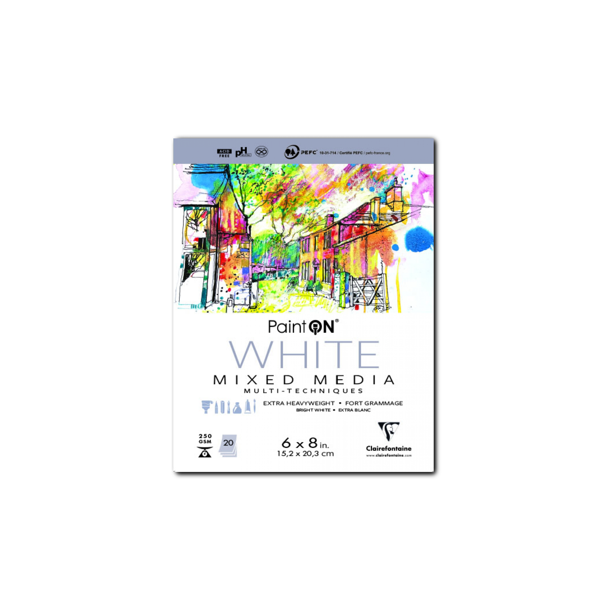 Mixed Media Pads - 6 Colors