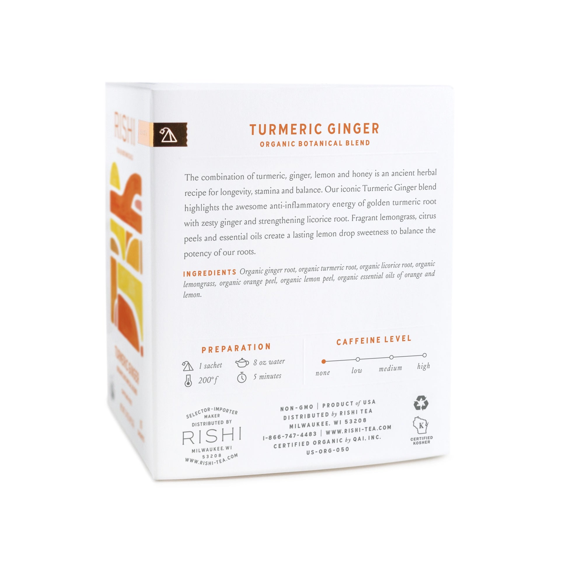 Turmeric Ginger Organic Tea